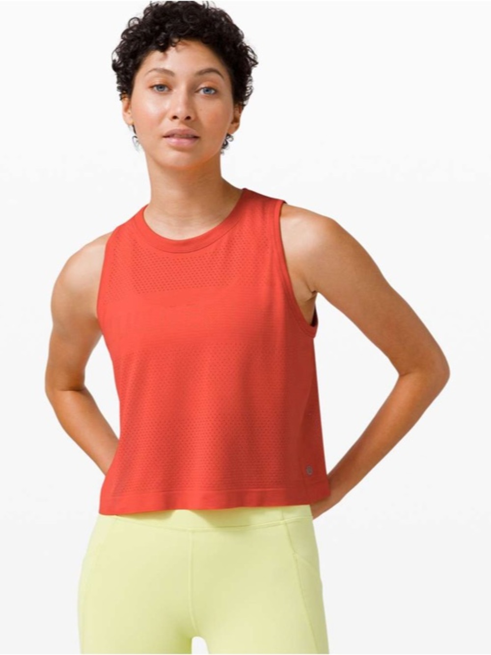 Lululemon Cropped Sculpt Tank